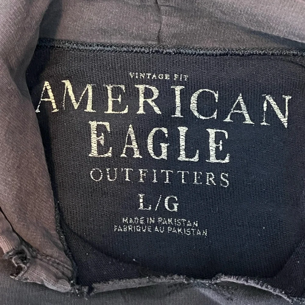 AEO Striped Hoodie Vintage Fit - Picture 3 of 7